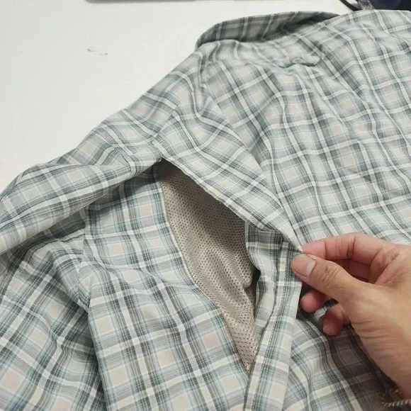 Eddie Bauer Mens Large Plaid Long Sleeve Button-Down Shirt Oudoor - Picture 7 of 8